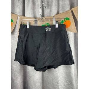 Island Escape Women's Pull-On Swim Shorts Swimwear , Black , 10